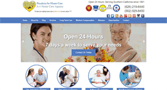 Desktop Screenshot of pasadenainhomecare.com